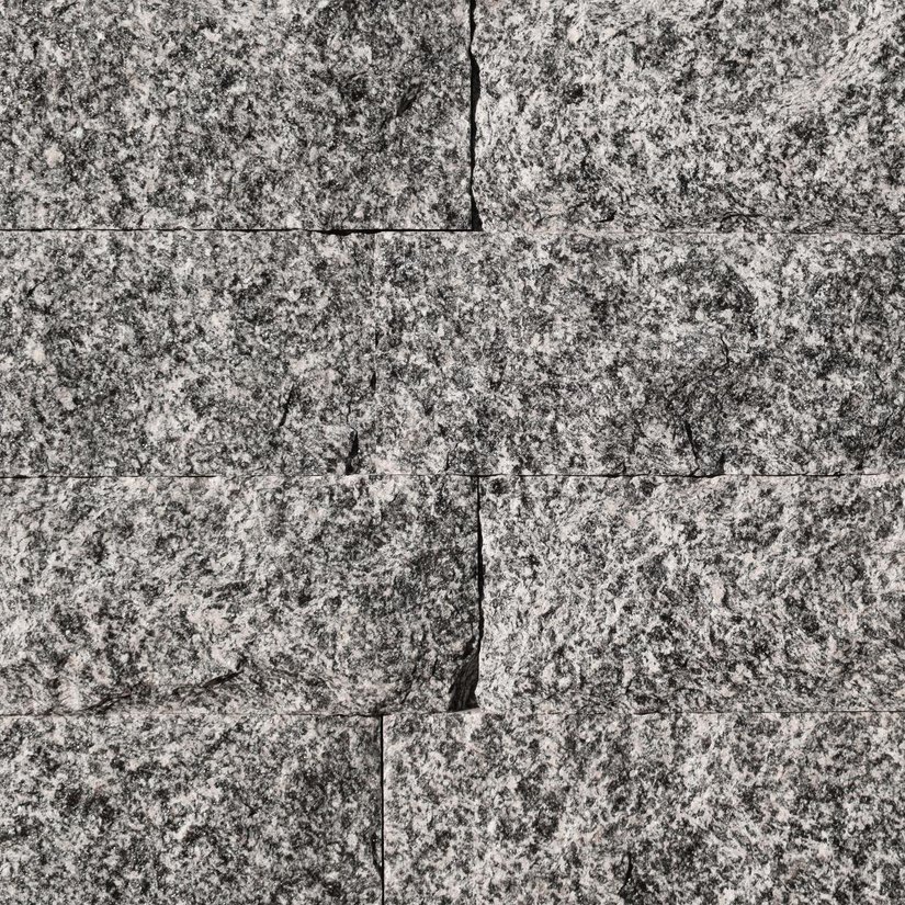 Serizzo Gneis - Mauersteine - Ansicht gespalten, Kanten gesägt